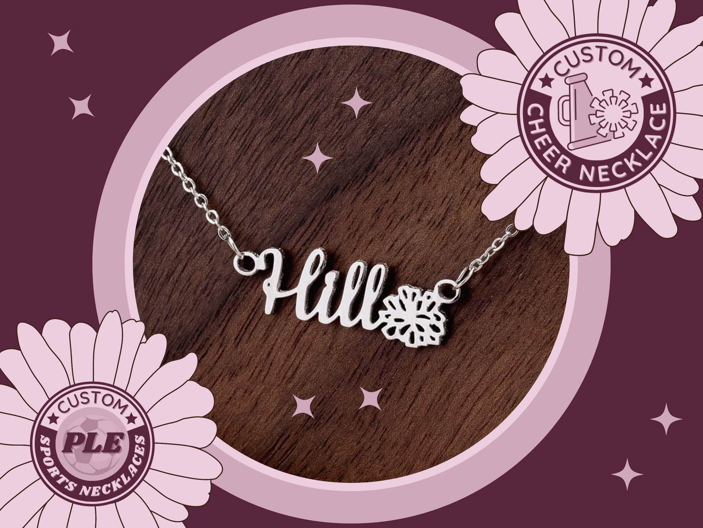 📣 Stand out with a Personalized Girls Cheer Necklace 🌟