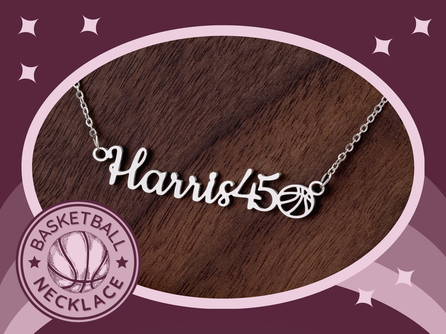 🏀 Elevate Your Style with a Personalized Girls Basketball Necklace! 🌟